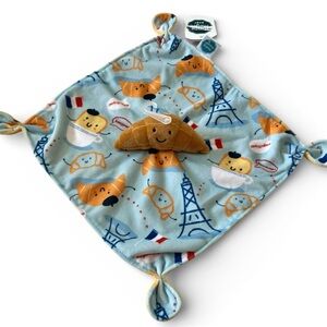 Mary Meyer Lovey Sweet Croissant Soothie Security Baby Toy Blanket Plush NWT